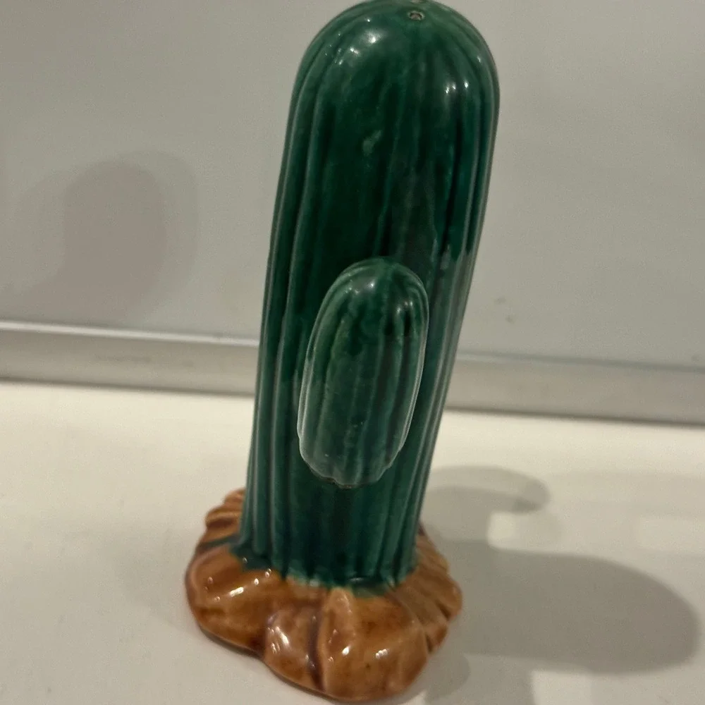 B A Designs Ceramic‎ Cactus Salt Shaker Tucson Arizona MCM Southwestern